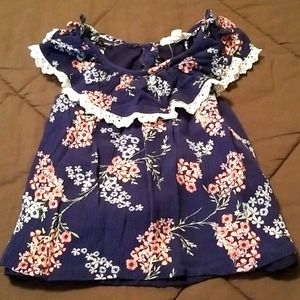 Jessica Simpson Sleeveless Floral Dress 2T